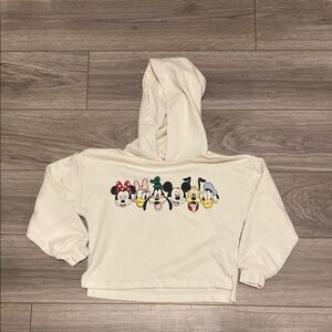GAP Kids Cream Hoodie with Disney Characters